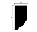 Молдинг 1.51.305 гибкий