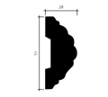 Молдинг 1.51.361 гибкий